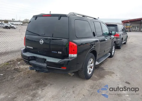 2010 Nissan Armada Se из США, поврежденный, VIN 5N1BA0ND8AN611556